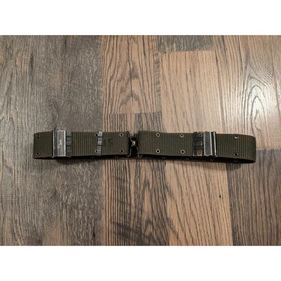Green Military pistol web belt - Picture 6 of 7